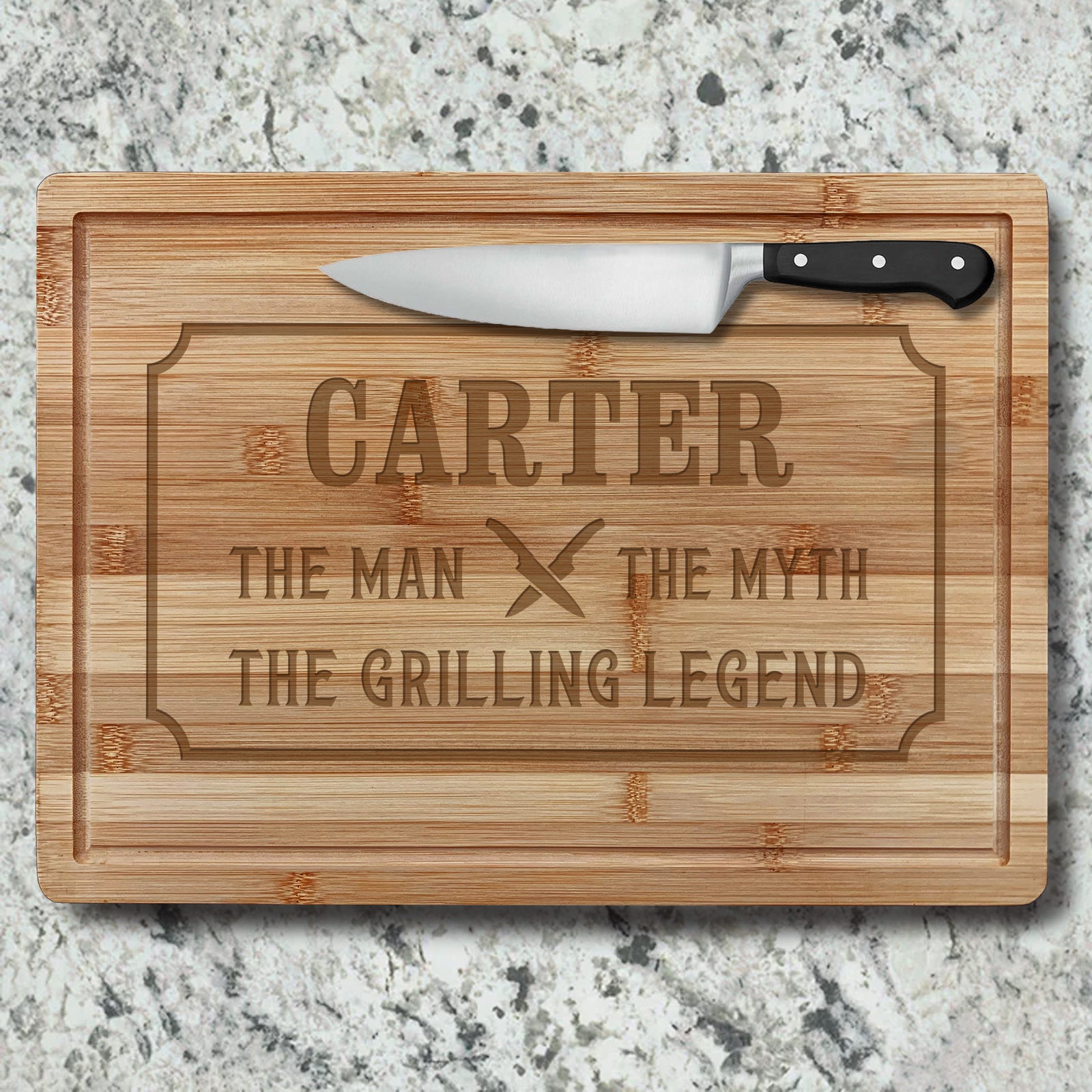 Personalized 'King of the Grill' Wooden Bbq Cutting Board - Grilling Gifts  for Men - Personalized Cooking Gifts for Men - Bbq Gifts for Men