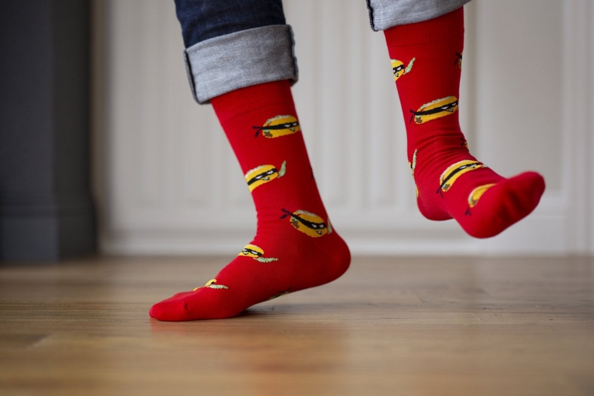 Unique Personalized Silly Socks Customized Wearables Gifts for Men by Groovy Guy