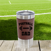 Pride Of The Pigskin Dad Football Tumbler