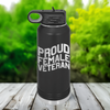 Proud Female Veteran Water Bottle