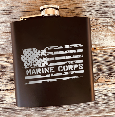Proud Marine Corps Flask