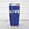 Blue soccer tumbler Pure Passion For The Pitch