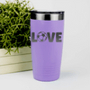 Light Purple soccer tumbler Pure Passion For The Pitch