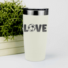 White soccer tumbler Pure Passion For The Pitch