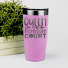 Pink pickelball tumbler Queen Of The Pickleball Court