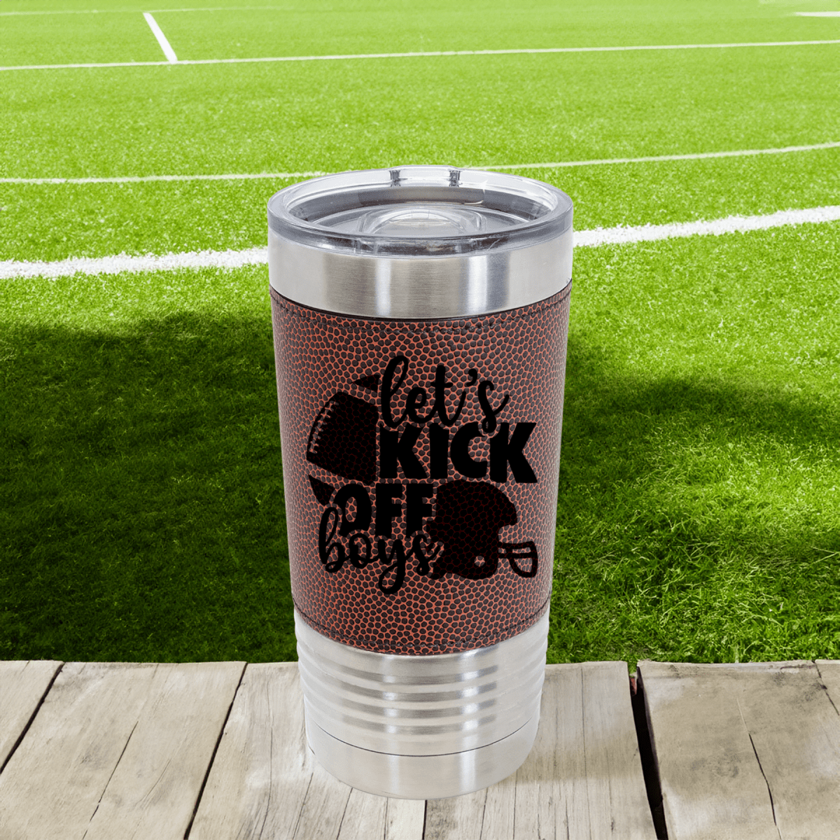 Ready Set Football Football Tumbler