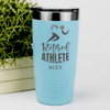 Teal Retirement Tumbler With Retired Athlete Design