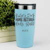 Teal Retirement Tumbler With Retired Dads Unite Design