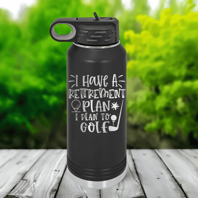 Retiring To The Course 32 oz Water Bottle