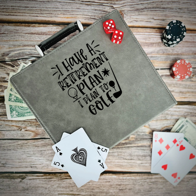 Retiring To The Course Poker Gift Set
