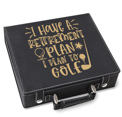 Retiring To The Course Poker Gift Set