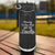 Black Hockey Water Bottle With Roaring Rinkside Design