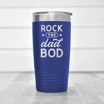 Blue fathers day tumbler Rock The Dad Bod