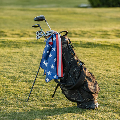Stars and Striped Golf Towel