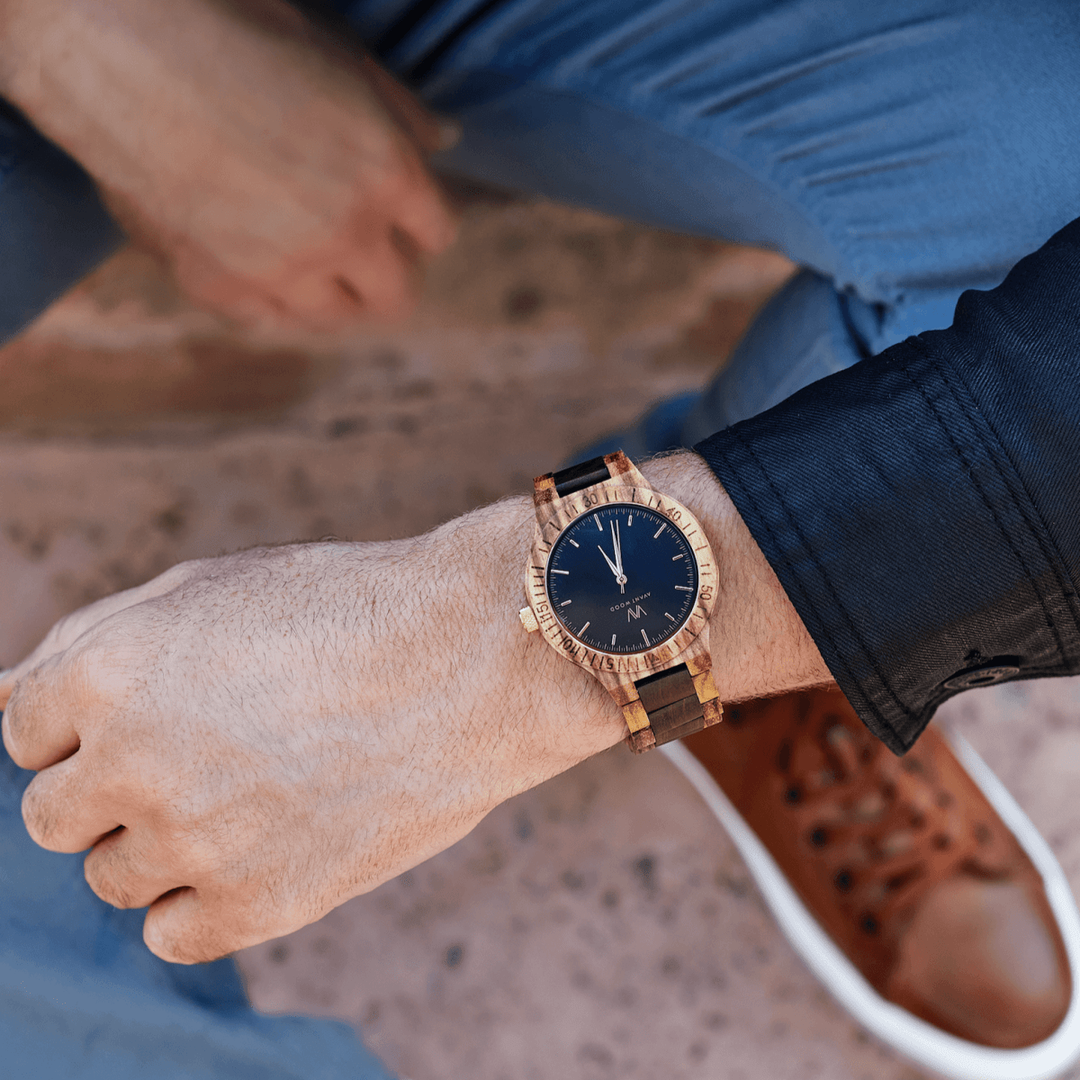 Unique Personalized Personalized Wooden Watch for Nature Lover Customized Watches Gifts for Men by Groovy Guy