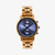 Unique Personalized Royal Blue Voyager Customized Watches Gifts for Men by Groovy Guy