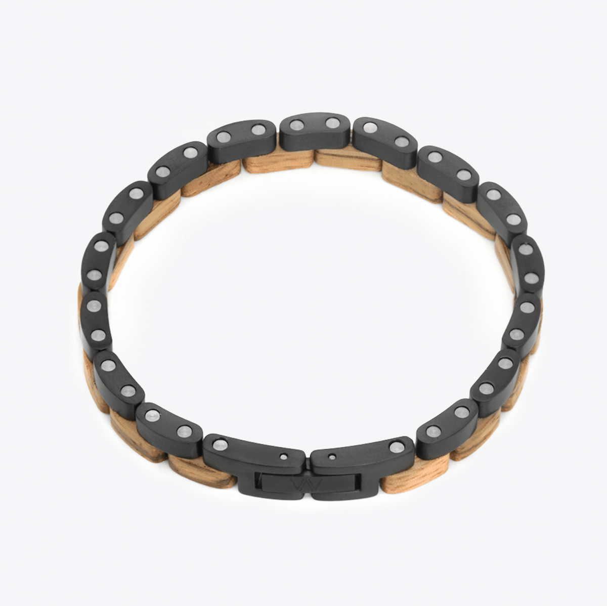 Unique Personalized Black Steel Bracelet Customized Gifts for Men by Groovy Guy