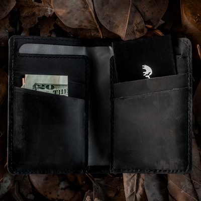 The Black Messenger Wallet