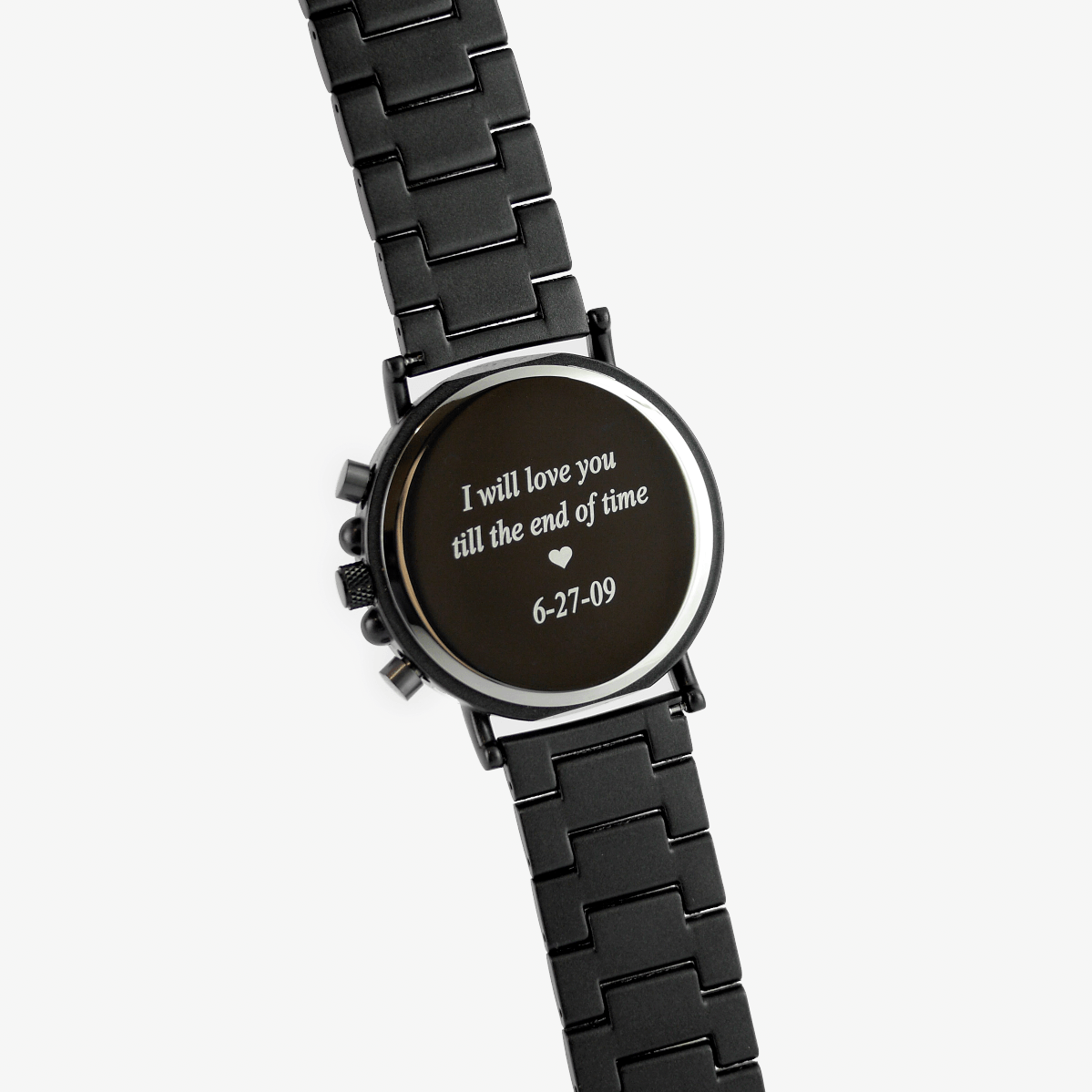 Unique Personalized Expedition Green Steel Watch Customized Watches Gifts for Men by Groovy Guy