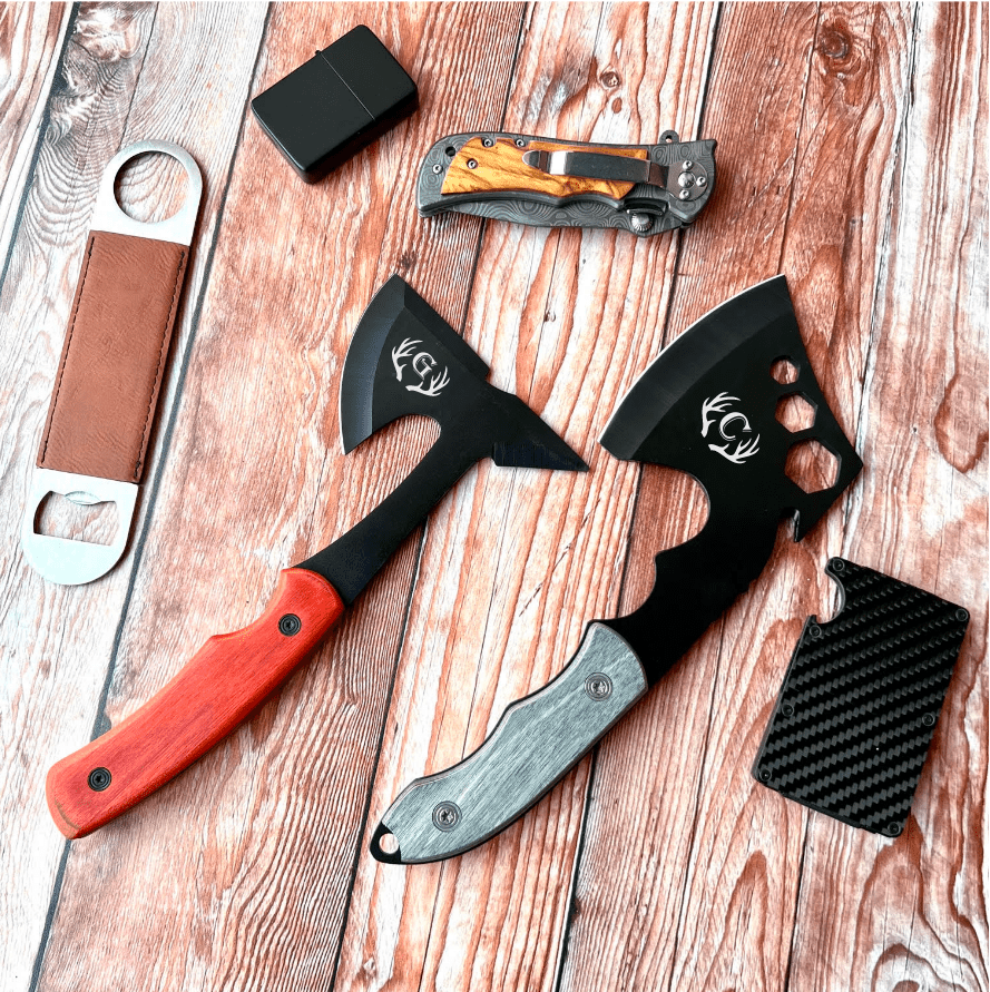 Unique Personalized Axe - Celent Engraved Hatchet Customized Gifts for Men by Groovy Guy