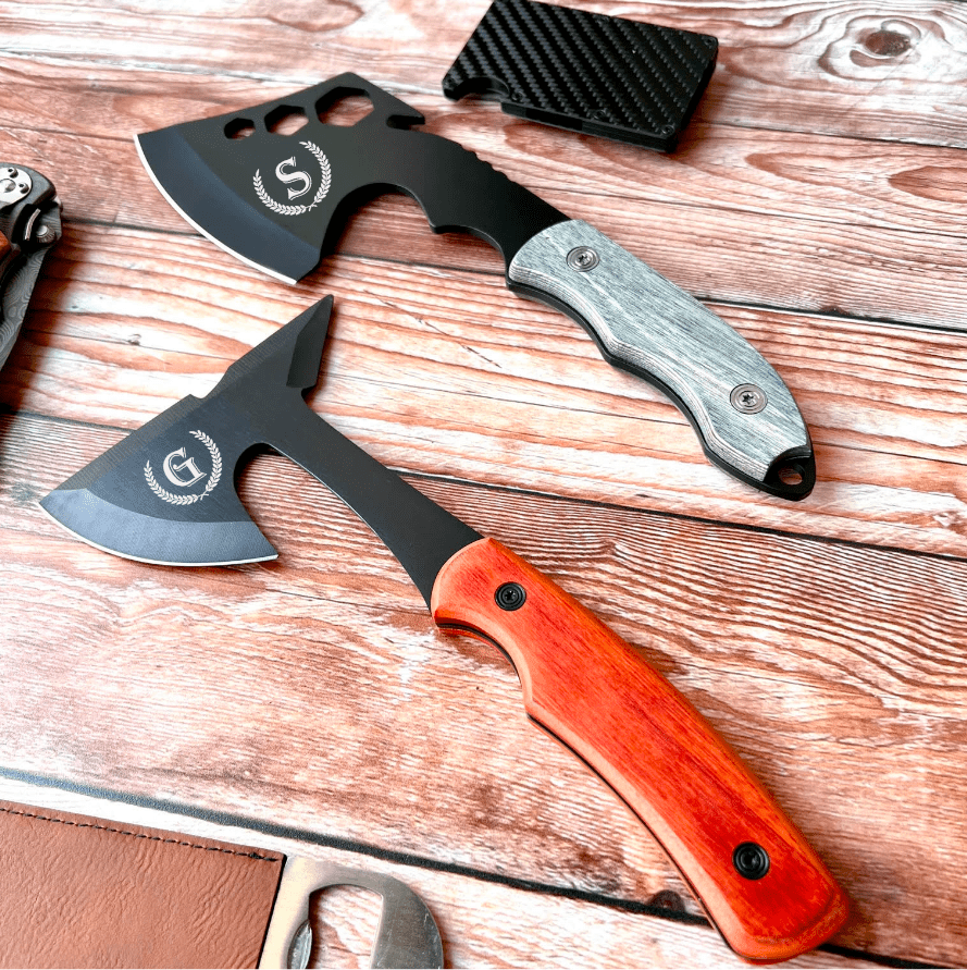 Unique Personalized Axe - Celent Engraved Hatchet Customized Gifts for Men by Groovy Guy