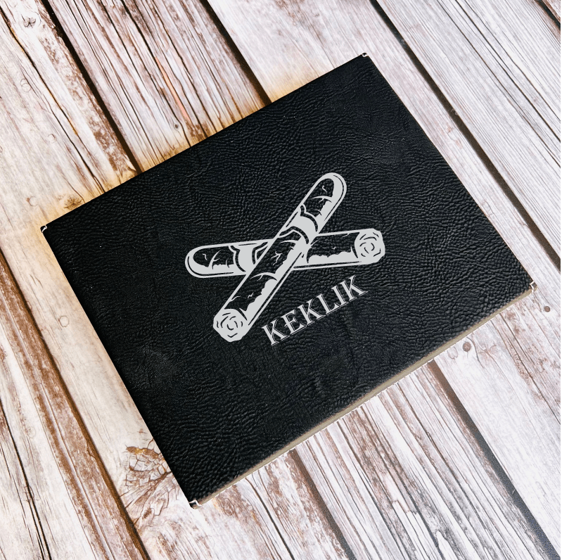 Unique Personalized Cigar Accessories Gift Set Customized Cigar Case Gifts for Men by Groovy Guy