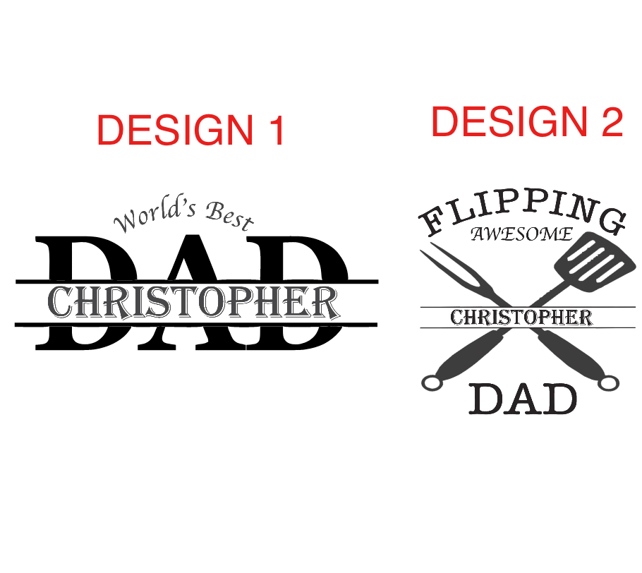 Unique Personalized Customized Dad Cutting Board Customized Fathers Day Gifts for Men by Groovy Guy