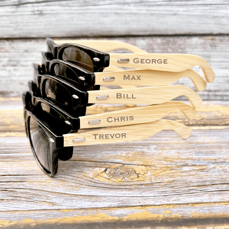 Custom groomsmen shop sunglasses