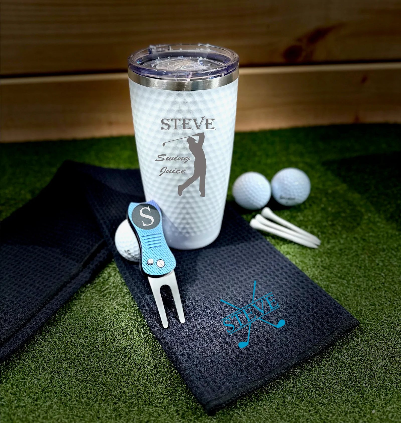 Unique Personalized Retirement Golf Gift Set Customized Golf Gifts for Men by Groovy Guy