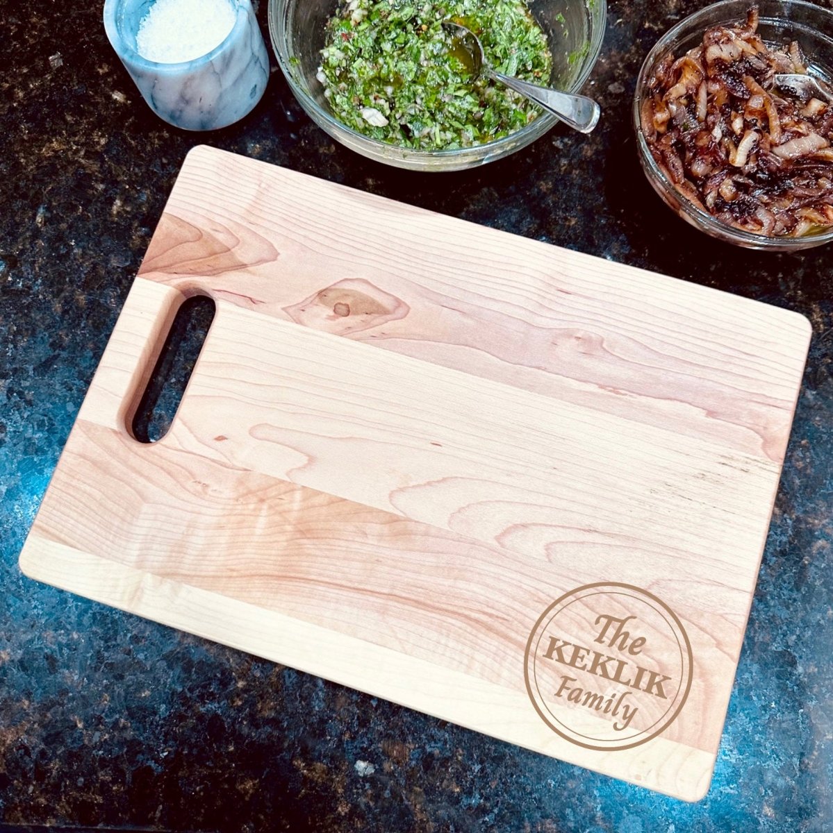 Unique Personalized Family Cutting Board Customized cutting board Gifts for Men by Groovy Guy