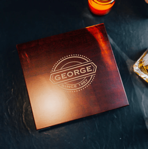 Unique Personalized Personalized Birthday Keepsake Box Customized Gifts for Men by Groovy Guy