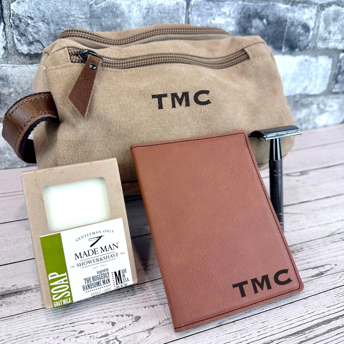 Unique Personalized First Class Set Customized Gifts for Men by Groovy Guy