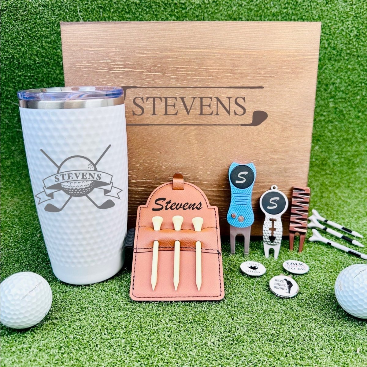 personalized golf gear Golfers Dream Collection Custom Gift Set