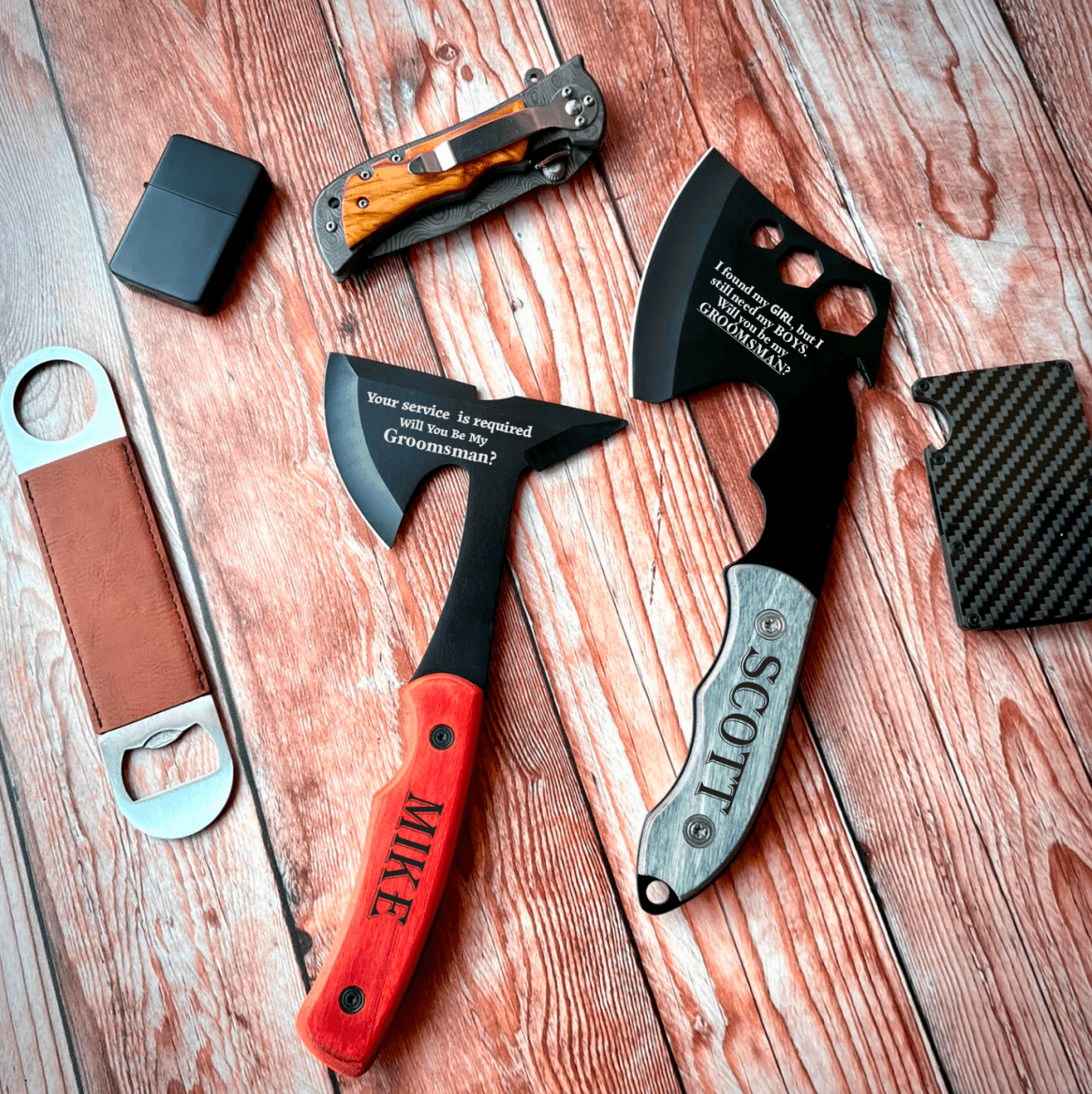 Unique Personalized Blade of Brotherhood Proposal Customized Gifts for Men by Groovy Guy