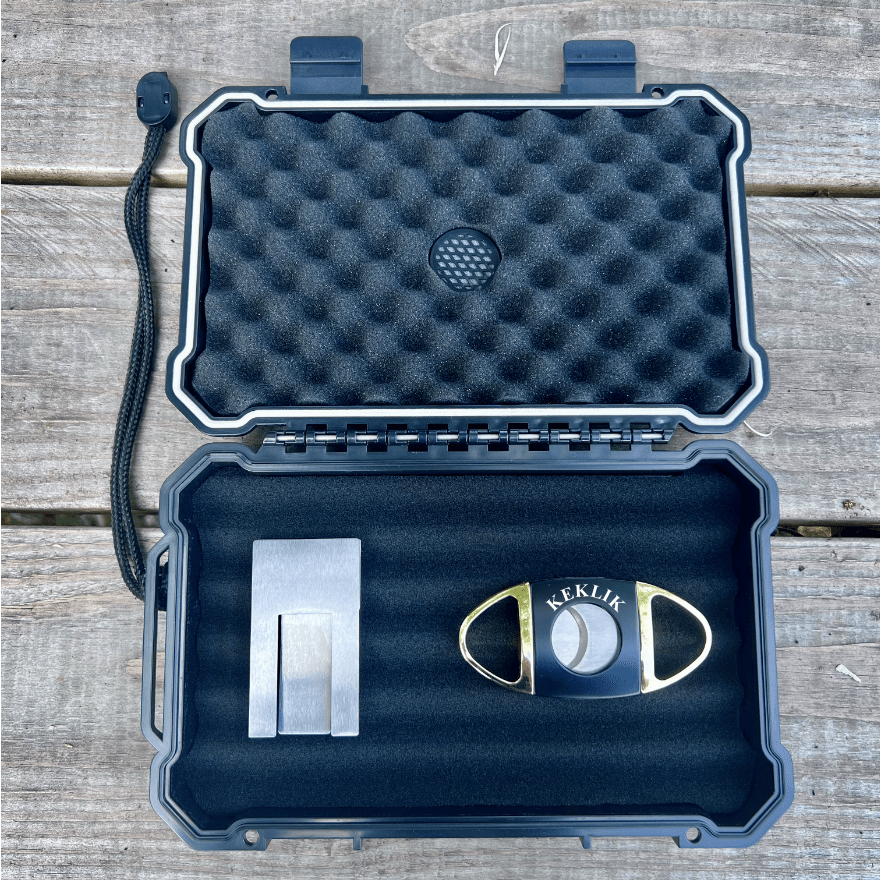 Unique Personalized Humidor To Go Cigar Set Customized Cigar Gift Set Gifts for Men by Groovy Guy