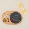 Personalized Wood & Slate Cheese Board Set