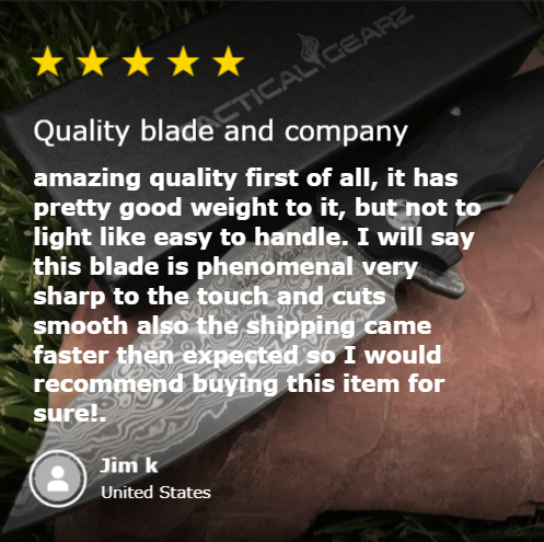 Unique Personalized Damascus Defender Customized Knives Gifts for Men by Groovy Guy