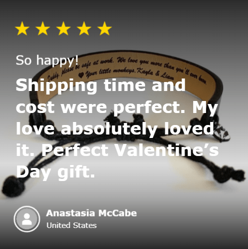 Unique Personalized Brace This Love Customized Bracelet Gifts for Men by Groovy Guy