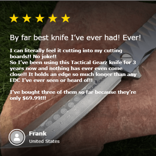 Unique Personalized Blue Steel Damascus Blade Customized Knives Gifts for Men by Groovy Guy