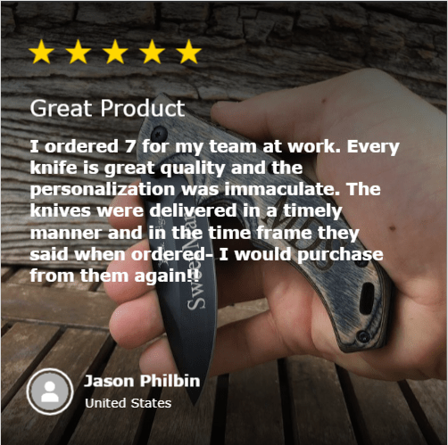 Unique Personalized Camo Carver Customized Knife Gifts for Men by Groovy Guy