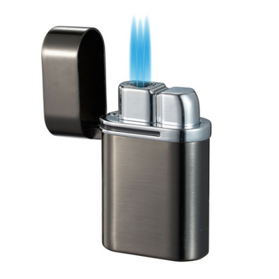 Triflow Gunmetal Torch Lighter