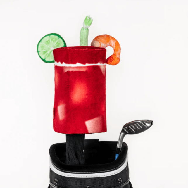 Unique Personalized Bloody Mary Golf Headcover Customized Golf Head Covers Gifts for Men by Groovy Guy