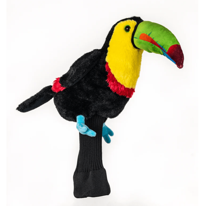 Unique Personalized Toucan Golf Headcover Customized Golf Head Covers Gifts for Men by Groovy Guy