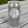 Funny Seventy Aged To Perfection Ringed Tumbler