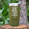 Military Green Funny Old Man Tumbler With Shipping Plus Handling Design