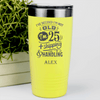 Yellow Funny Old Man Tumbler With Shipping Plus Handling Design