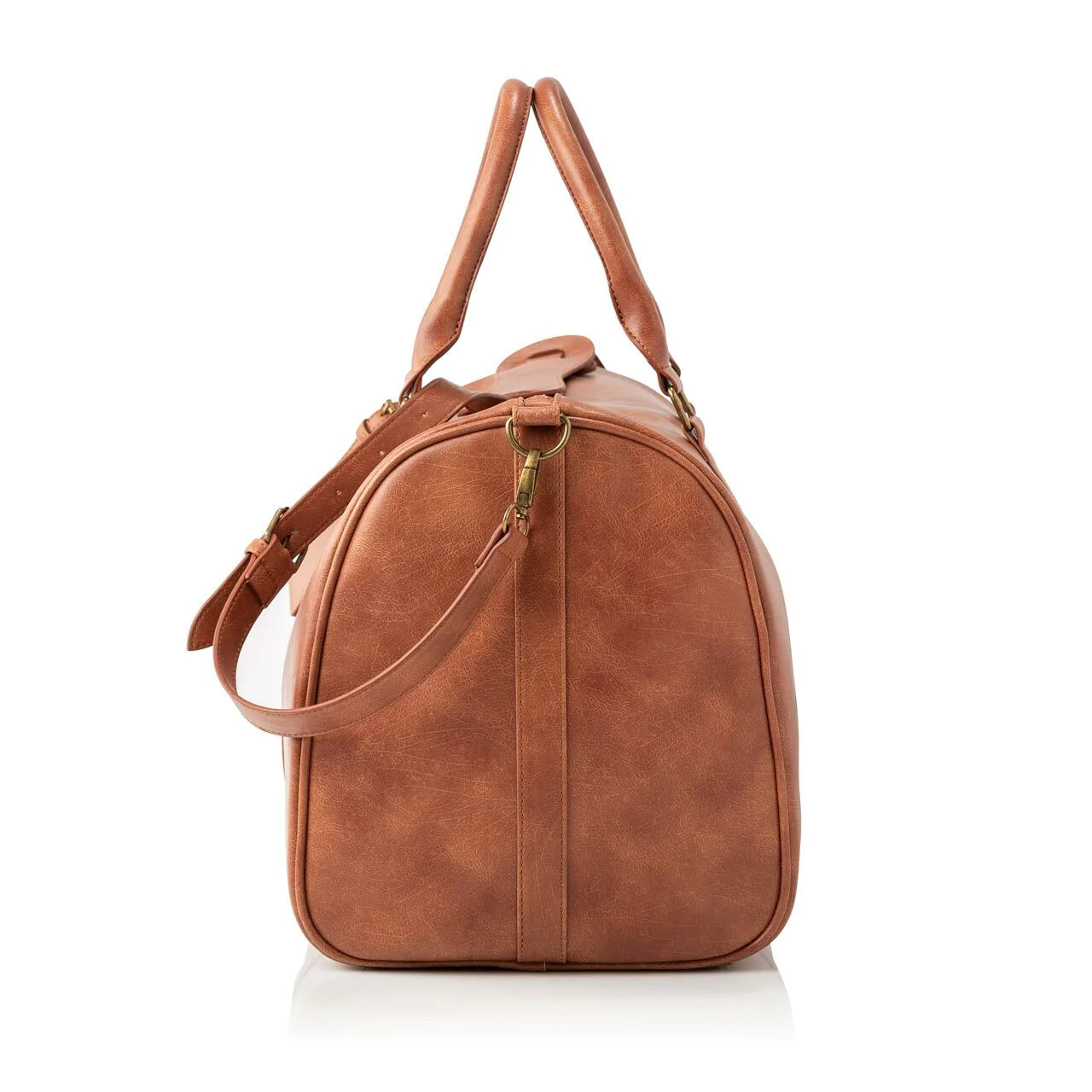 Unique Personalized Sentimental Vegan Leather Duffle Bag Customized Duffle Bag Gifts for Men by Groovy Guy
