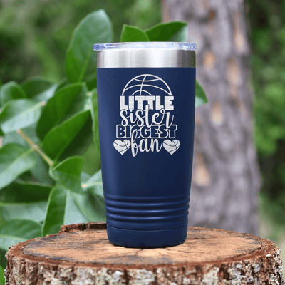 Navy basketball tumbler Sisters Sideline Support