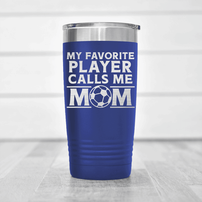 Blue soccer tumbler Soccer Stars Mom