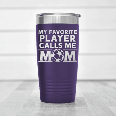 Purple soccer tumbler Soccer Stars Mom